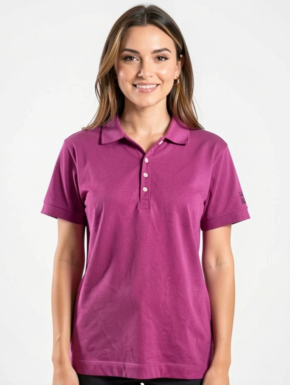 M⛳Nike's Dri-FIT Golf Tour Performance Pink/ Magenta Polo